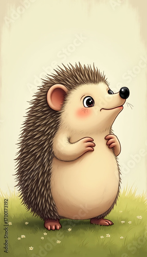 Drawing of hedgehog