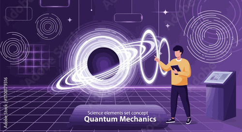 Quantum Mechanics Presentation Exploring the Structure of Space and Time Concept