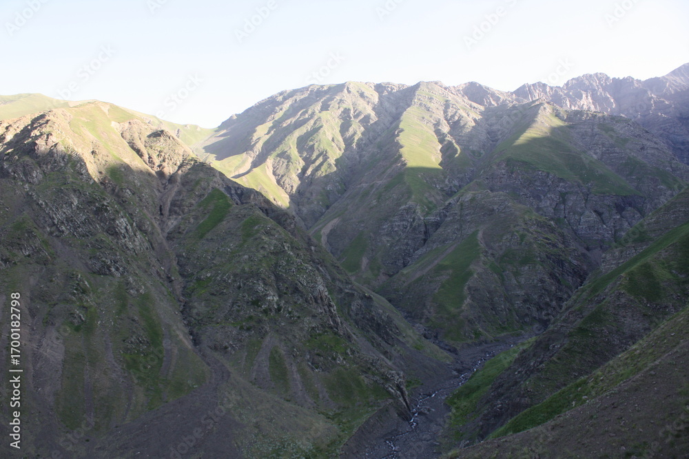 Naklejka premium mountains in the mountains