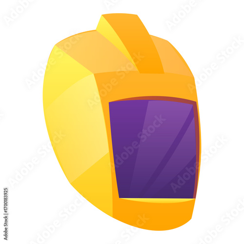 Protective Welding Mask Vector Illustration for Industrial Safety