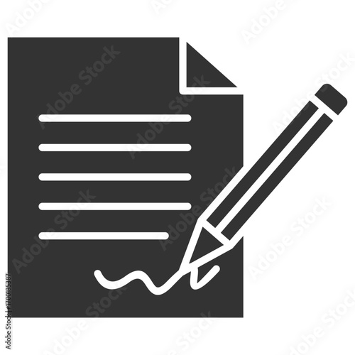 Signature Glyph Icon