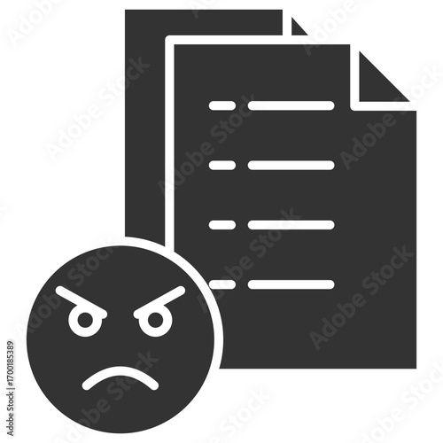Complaint Glyph Icon