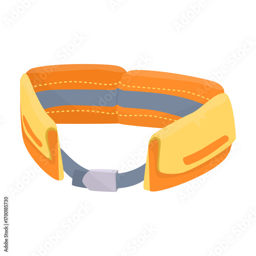 Vector illustration of a medical emergency tourniquet for first aid and hemorrhage control