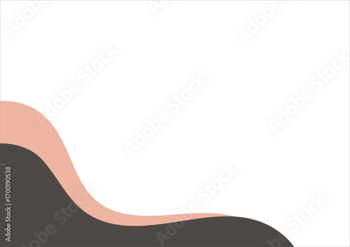 Modern abstract coffee wave decorative background