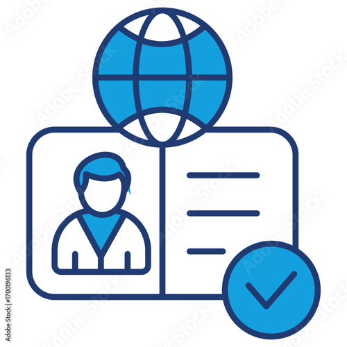 Visa Blue Icon