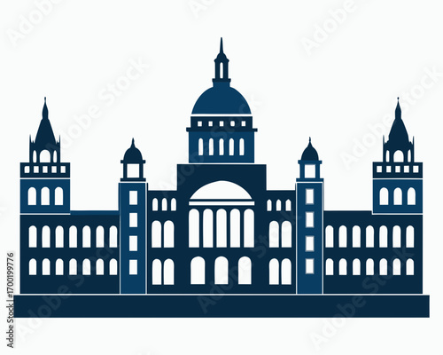 Creative details Parliament Vector Illustration | Government Building and Legislative Assembly Icon