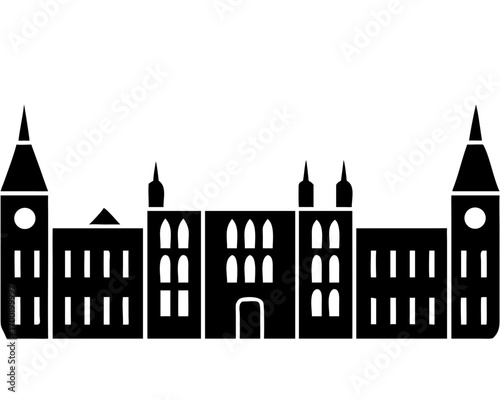 Creative details Parliament Vector Illustration | Government Building and Legislative Assembly Icon