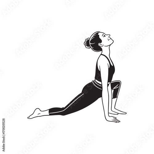 Inner Harmony: A person gracefully strikes a pose. A testament to inner peace. Evoking feelings of serenity and balance. A visual embodiment of a healthy, calm lifestyle.