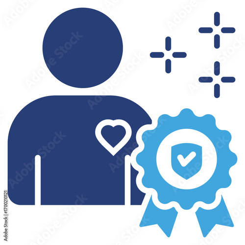Authenticity Two Color Icon