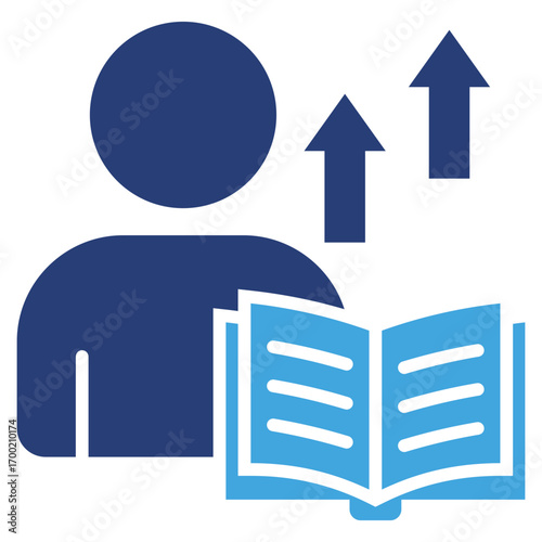 Self Improvement Two Color Icon
