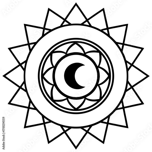 Celestial Mandala Vector
