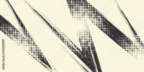 Hand-drawn rough green brushstrokes with a spray texture. The brushstroke texture is thick and rough.