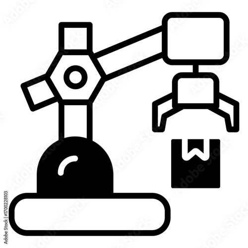 Delivery robot icon