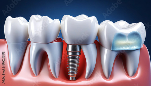 tooth and dental tools