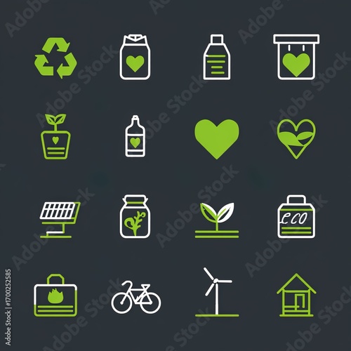 Seco of ecology icons.