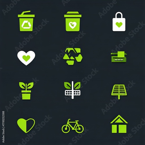 Seco of ecology icons.
