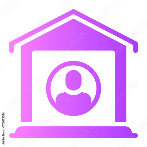 realtor gradient icon