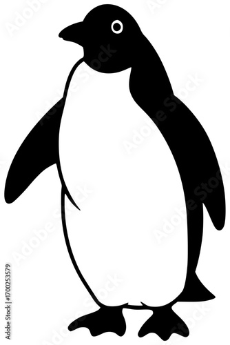 nature illustration wildlife silhouette bird logo penguin icon cold outline animal winter antarctic wild snow ice white water cute shape ice vector graphic background