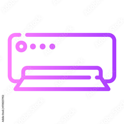 cooling gradient icon