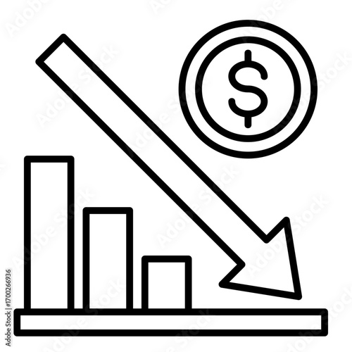 Bankrupt  Icon Element For Design	