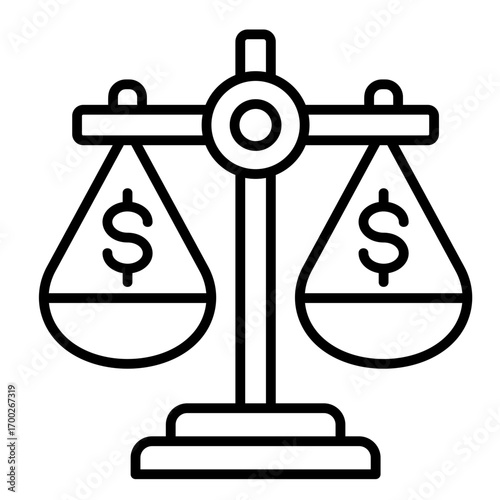 Balance  Icon Element For Design	