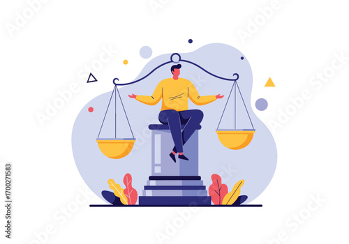 Balancing scales of justice and fairness for equality in society