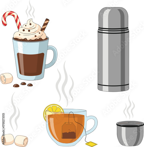 Hot Drinks and Thermos: Cozy Winter Refreshments