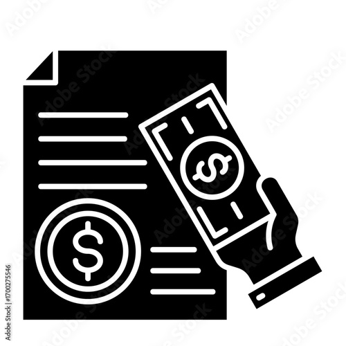 Accruals  Icon Element For Design	