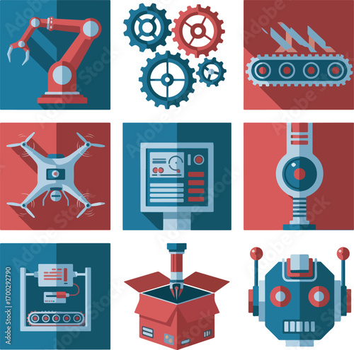 Industrial Automation Icons