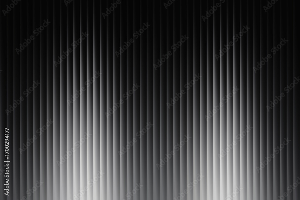 Fototapeta premium Vertical gray and white lines with a subtle gradient creating a clean and modern abstract background