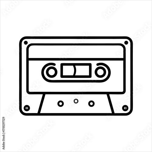 Cassette Icon Vector
