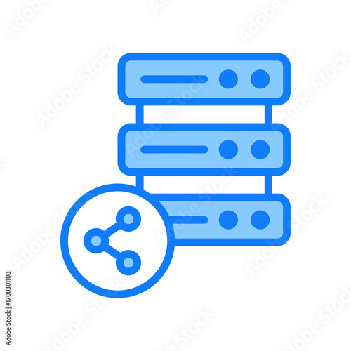 Shared blue icon 