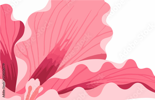 Plant close-up vector image