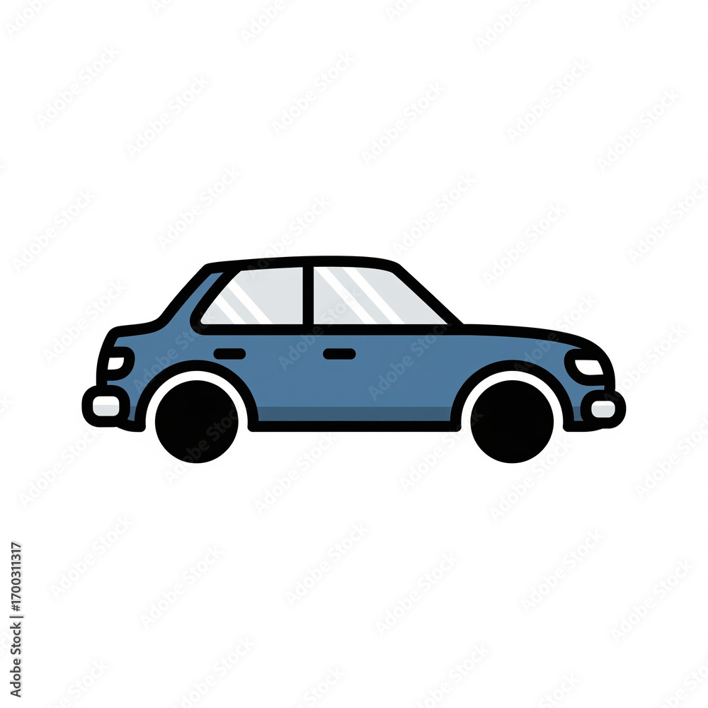 black car isolated on white black car isolated on white