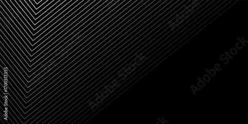 Digital futuristic technology concept with hexagons. Digital hexagonal blue abstract background. Geometric stripe line art design for poster, brochure, cover, banner, website, header.
