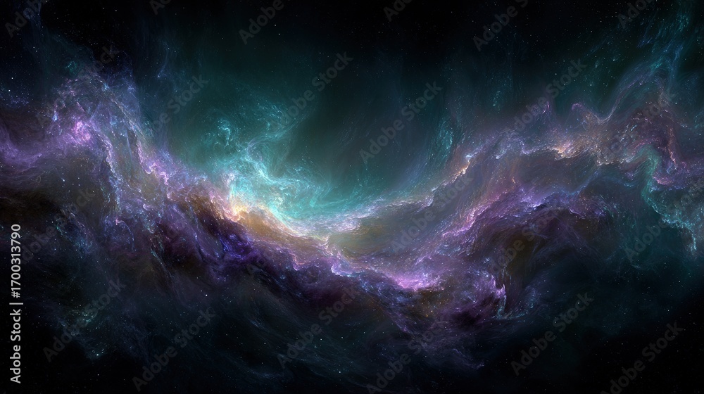 Fototapeta premium Colorful Nebula In Deep Space