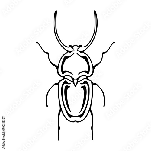 minimalist bug art