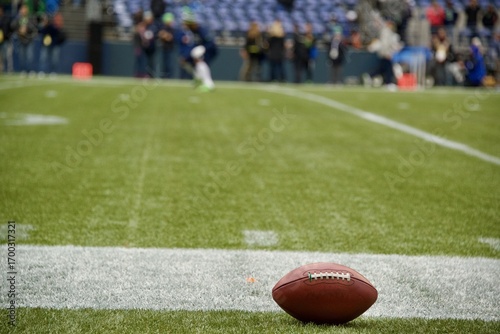 Photography american football on the field