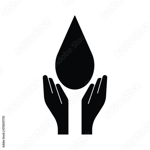 Save Water icon. Simple element from global warming collection