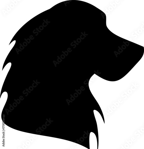 Dog Silhouette Vector Illustration Pet Animal Design
