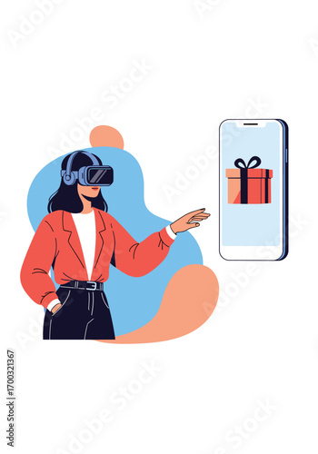 Engaging virtual reality experiences enhance online shopping discoveries for gifts