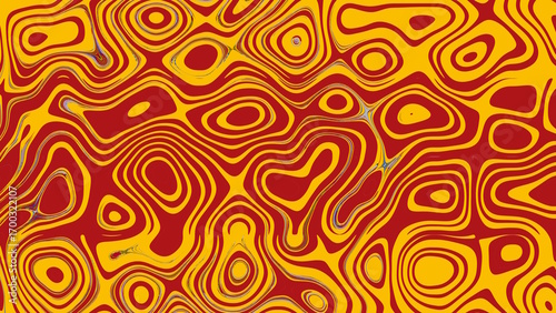 Bild auf Leinwand Effet lame acier damas damassé à partir des couleurs du drapeau espagnol pour un
