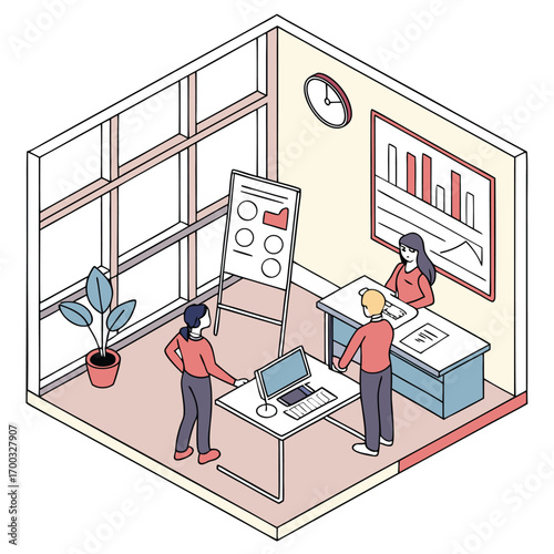 business meeting in the office