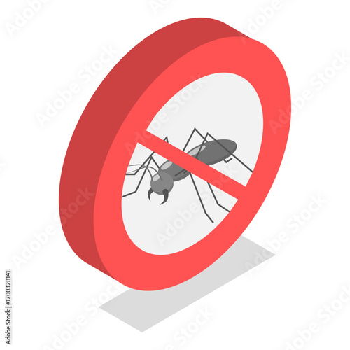 3D Isometric Flat Vector Illustration of Disinfection Service, Safe And Healthy Environment. Item 4