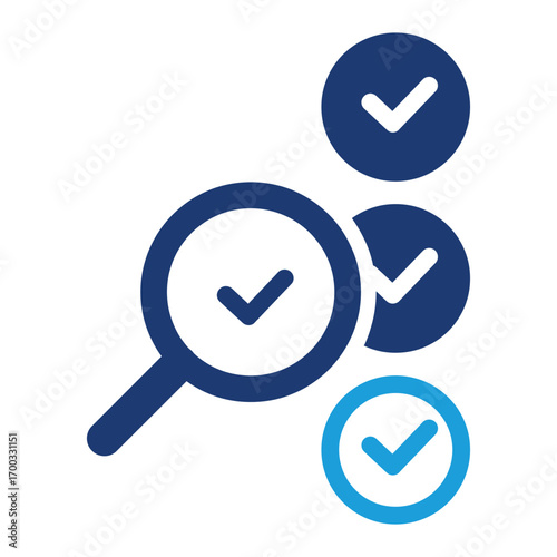 searching data colored icon vector design good for web or mobile app