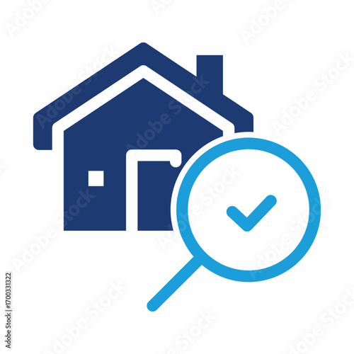 building inspection data colored icon vector design good for web or mobile app