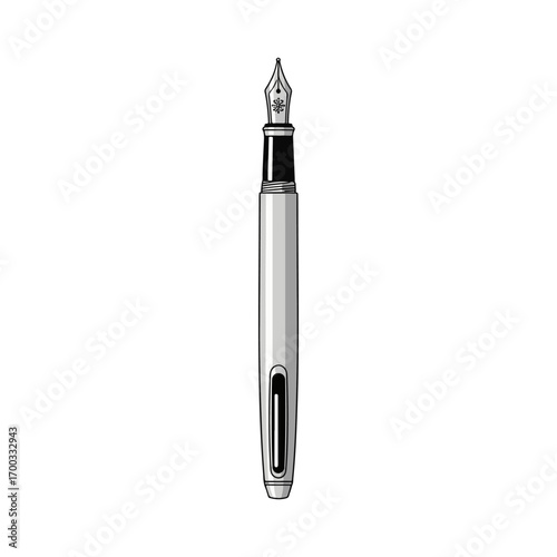 
Ballpoint pen vector illustration design