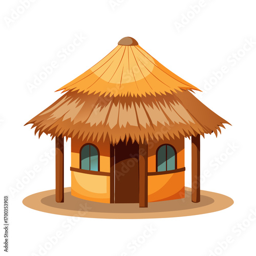 Realistic Thatched Hut