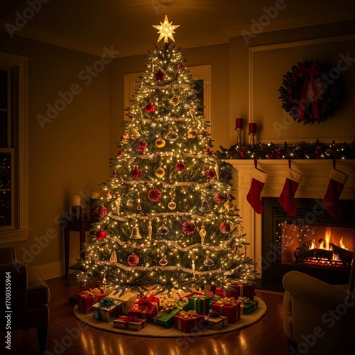 decorated christmas tree