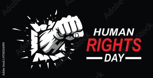 Human Rights Day Creative Poster Design